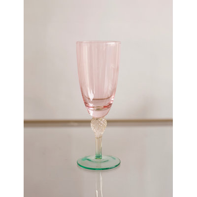 Glass Aquarelle 5oz. Flute Set
