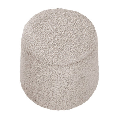 Round Storage Ottoman