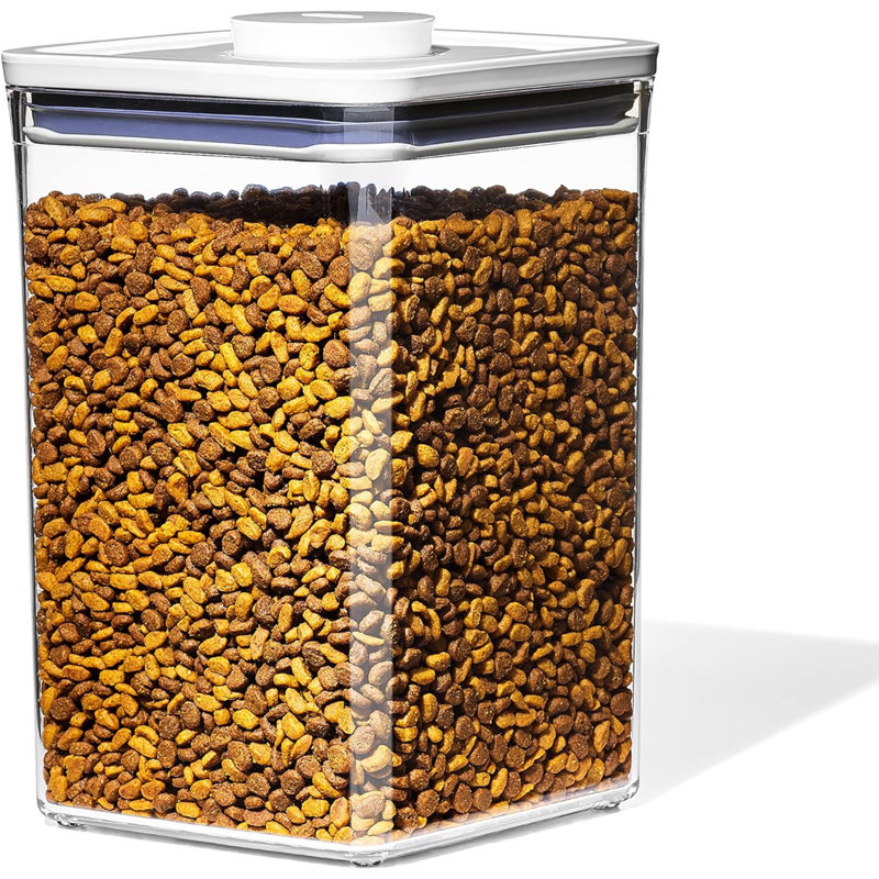 3,5 lb Contenant alimentaire en plastique avec couvercle à pression