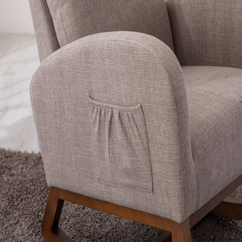 Chaise berçante de salon, Gris