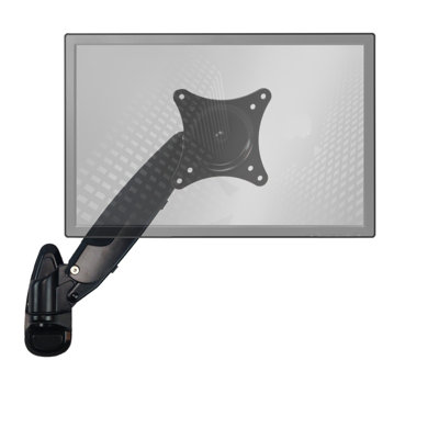 Sit-Stand Standard Monitor Arm Height Adjustable Universal Wall Mount