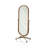 Oval Solid + Manufactured Wood Metal Full Length Mirror
