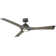 Woody 3 - Blade Outdoor/Indoor Smart Propeller Ceiling Fan with LED Light Kit and Remote Control Included, Works With Alexa and iOS or Android App