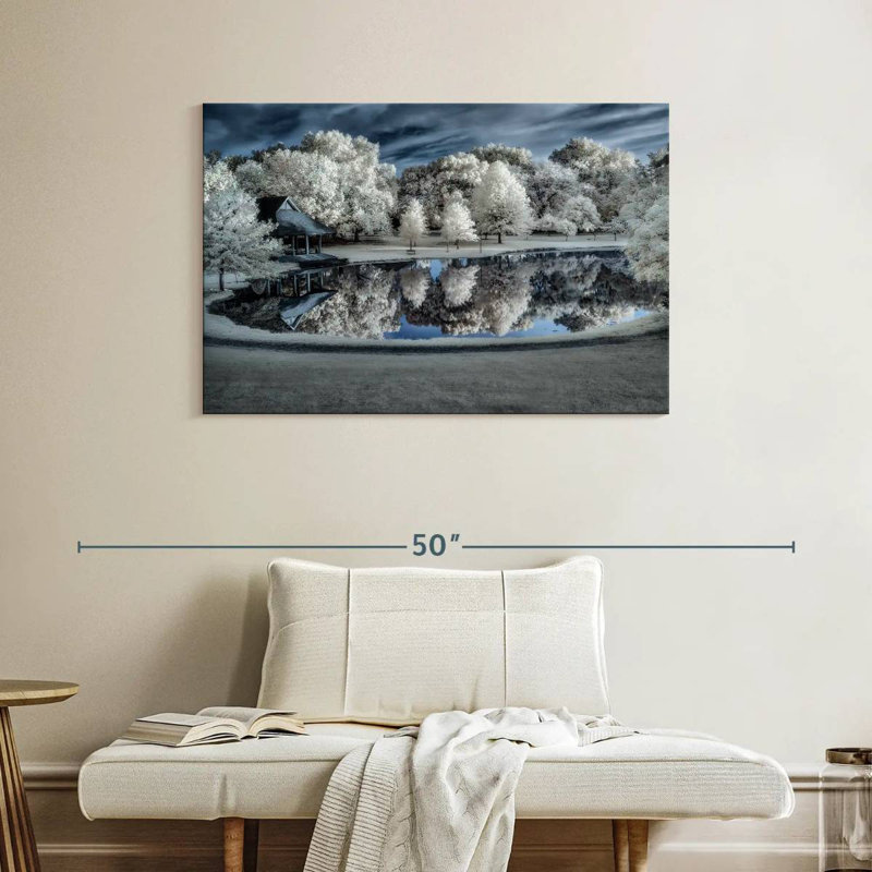 Paysage d'hiver Alvord, H 26 po x l 39 po