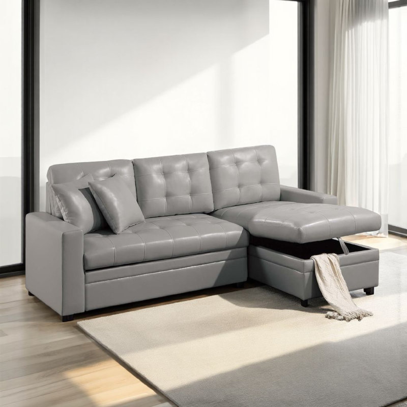 Convertible Sectional, Right Hand Facing