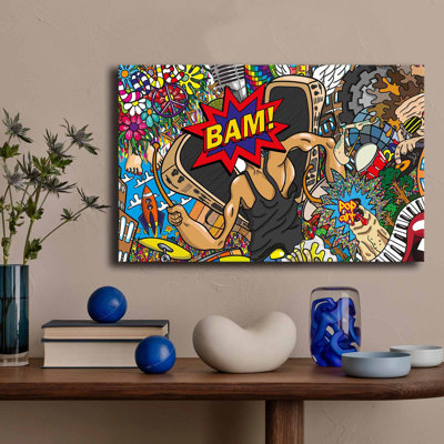 Art mural en toile BAM Explosion