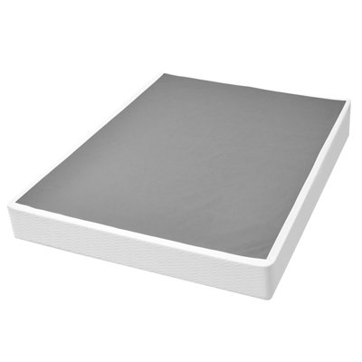 Box Spring, Queen Size Bed Frame with Washable Fabric Cloth, Heavy Duty Metal Frame for Queen Bed, 9.1 in Mattress Foundation, 3500 lbs Max Weight Capacity, Easy Assembly, 79.1 x 59.6 x 9.1 in