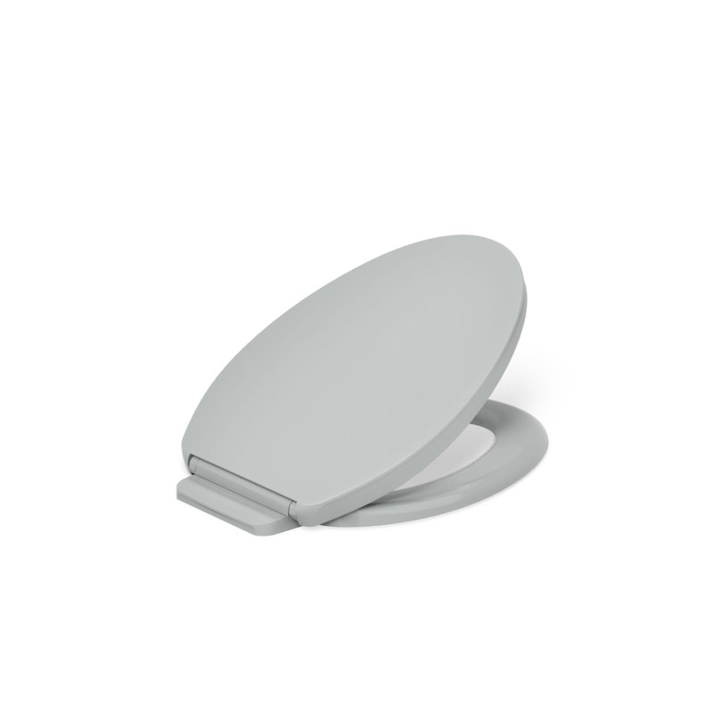 Impro Toilet Seat, Ice Gray, Elongated