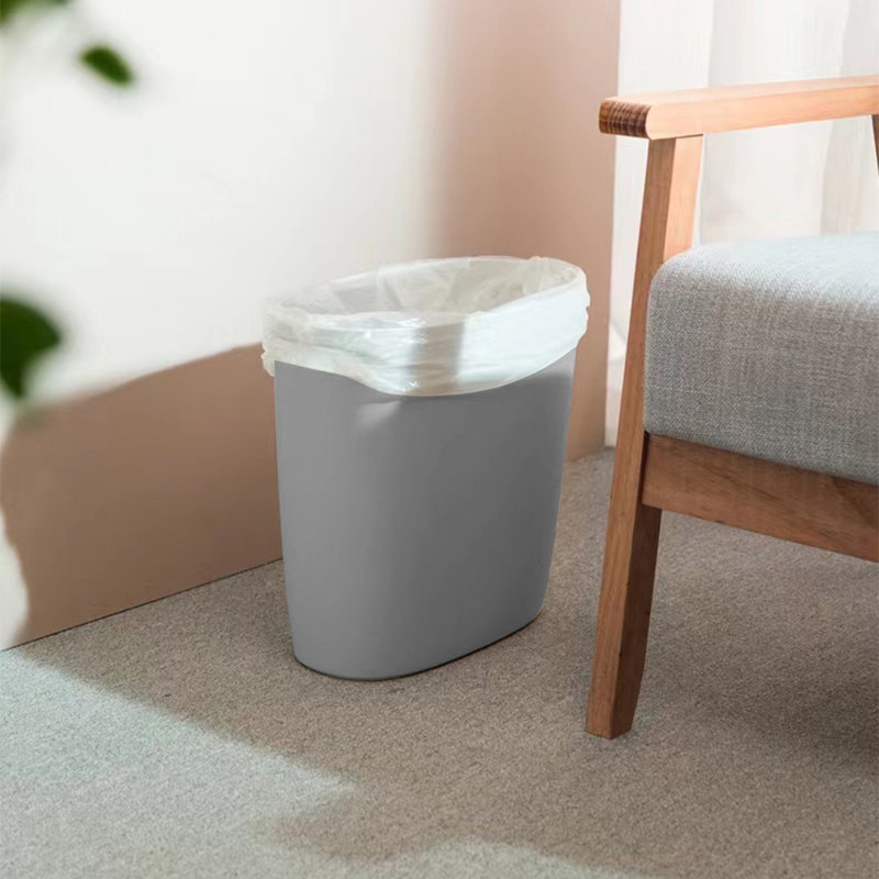 Poubelle en plastique 5 gallons, gris
