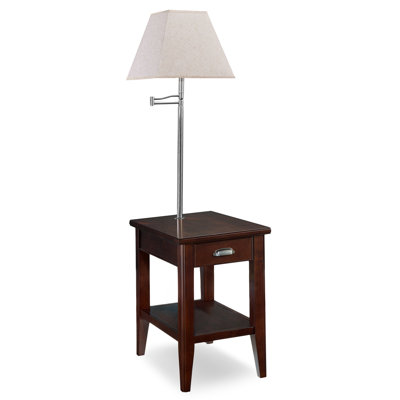 Laurent Solid Wood Lamp Table