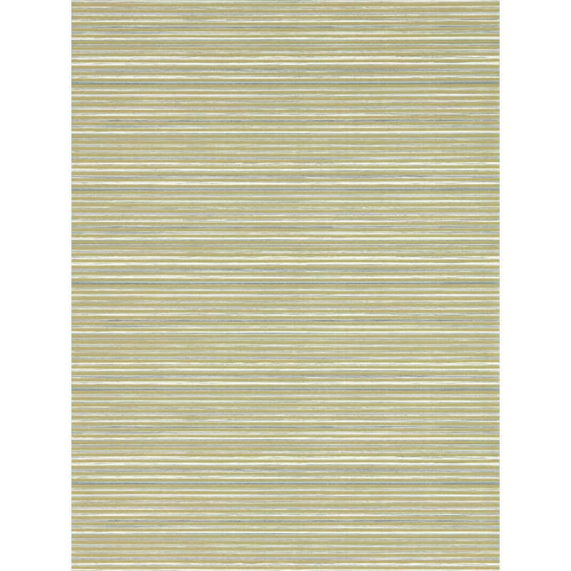 Gradiate Striped Metallic Wallpaper Roll, Gold/Slate
