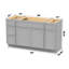 Base de meuble-lavabo simple 60 po seulement-98638089