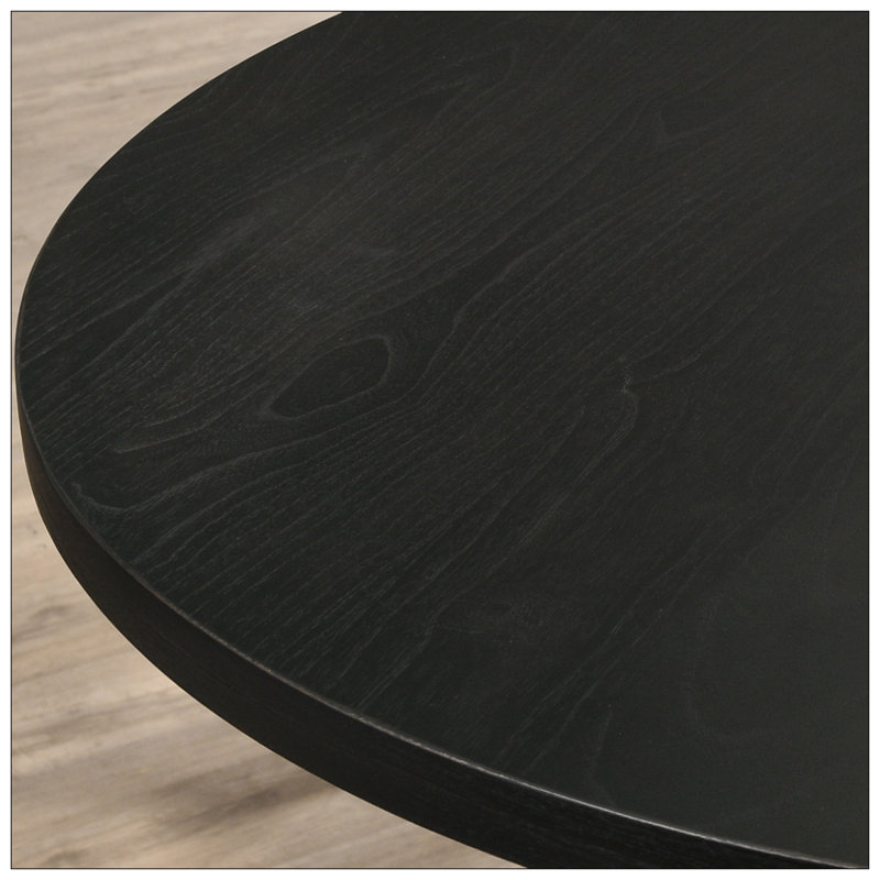 Ensemble de salle à manger 5 pièces Banff, table ronde avec 4 chaises capitonnées Banff, Gris