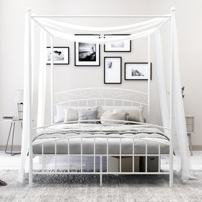 Jasalyn Metal Canopy Bed