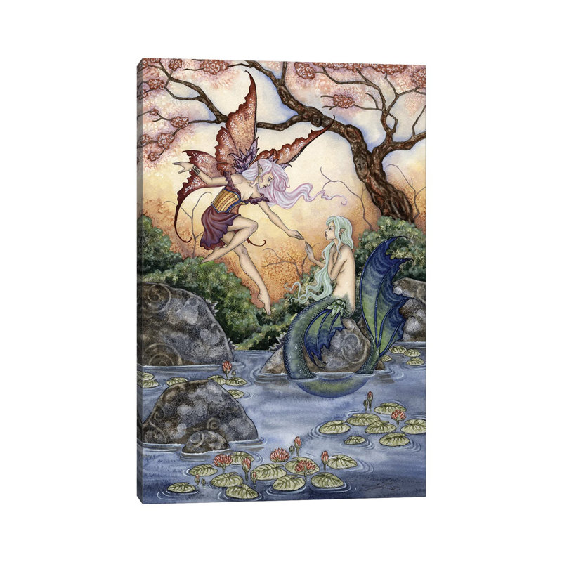 The Introduction by Amy Brown - Wrapped Canvas Print, 20.32 cm H x 30.48 cm W