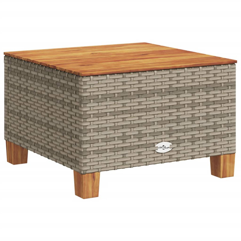 Square Coffee Table, Light Grey