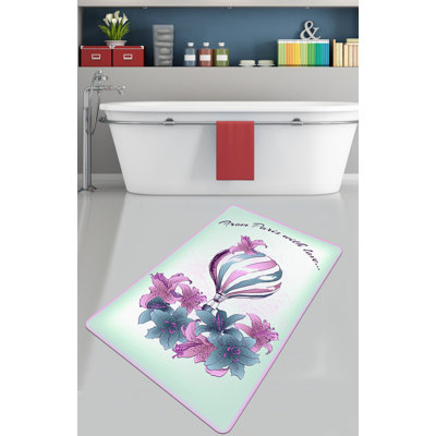 Antibacterial Bathmat, 100% Polyester, 27.6 x 47.2 inches | Non-Slip Underside, 700 GSM, Machine Washable at 86°F | Soft and Durable, Ideal for Bathroom Safety & Comfort, Easy Care and Maintenance
