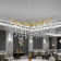 16-Light 55" Dimmable Tree Branches Crystal Linear Chandelier
