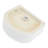 15.86"X13.85" White Ceramic Bathroom Vessel Sink - Stain , Modern, Made-Measure Modern Ceramic, White, Stain-, For Multiple Settings
