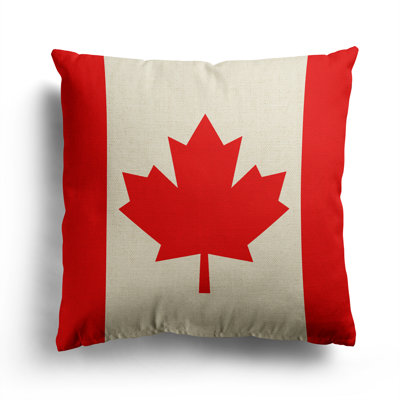 Coussin décoratif drapeau du Canada