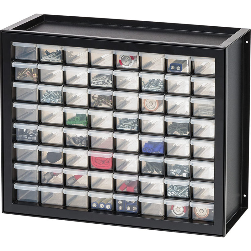 Caisse en plastique 64 tiroirs