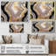 Opulent Glam Agate noir doré II - salon d'art mural en marbre-149696251-149696226