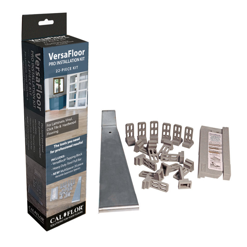 Versafloor Pro Flooring Installation Kit With Versablock Tapping Block And Multispacers Versatile Expansion Spacers