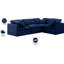 Ensemble modulaire de coin en velours 4 pièces Itala-94482400