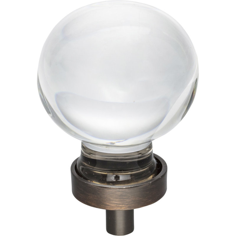 Harlow Round Knob, Brushed Oil Rubbed Bronze, 1 3/8"