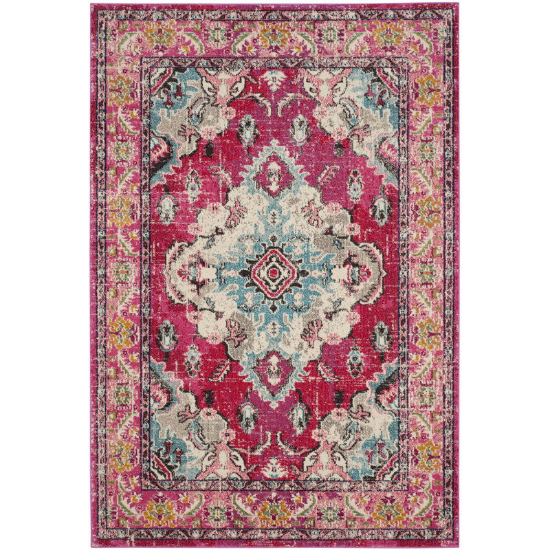 Tekamah Oriental Area Rug, Rectangle 122 x 170 cm