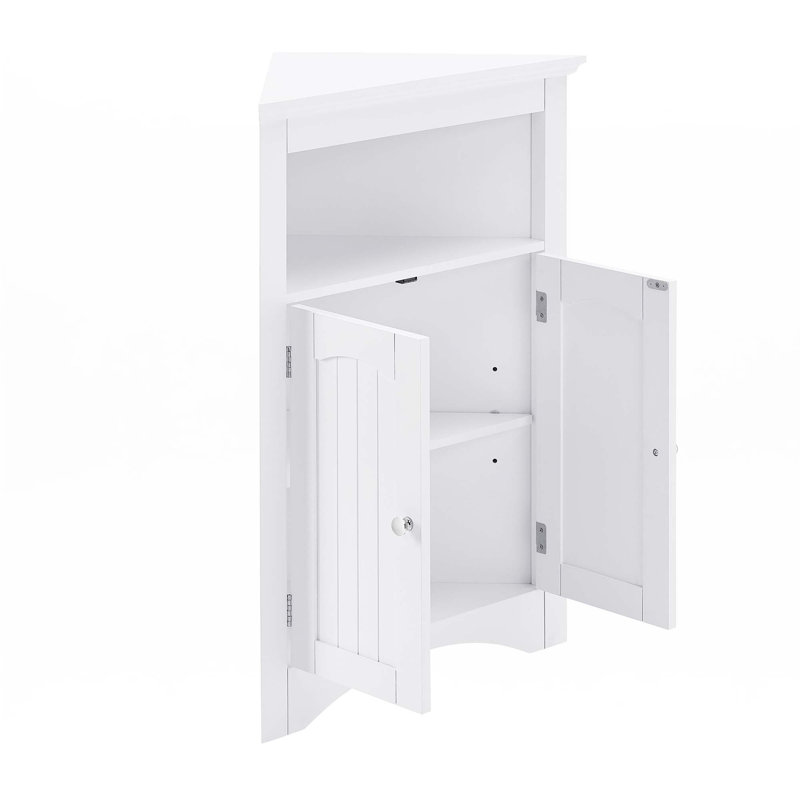Armoire de coin de salle de bain