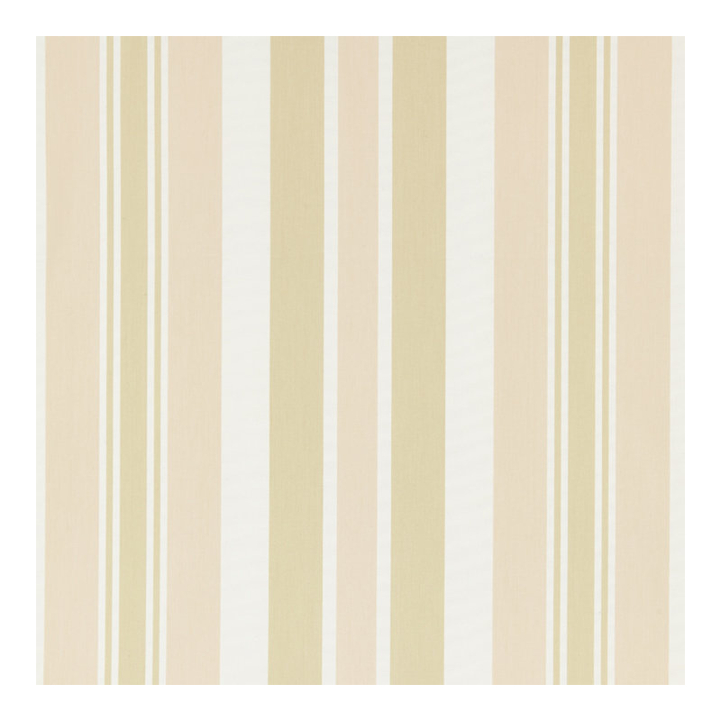Chatham Mayfair Cotton Stripe Fabric, Pink Sand