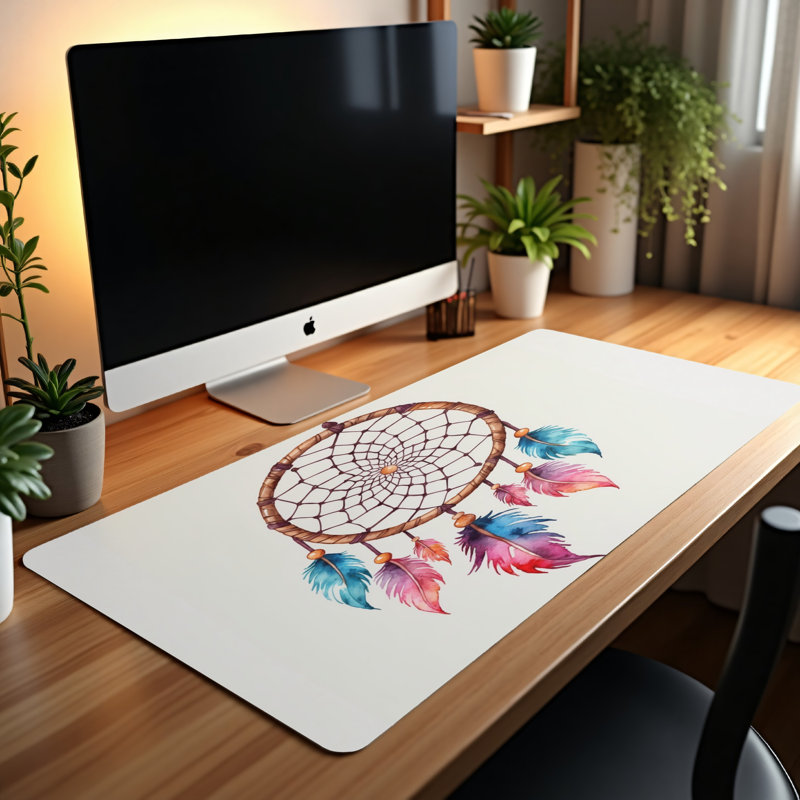 Polyester Desk Pad, 14.4x12.1