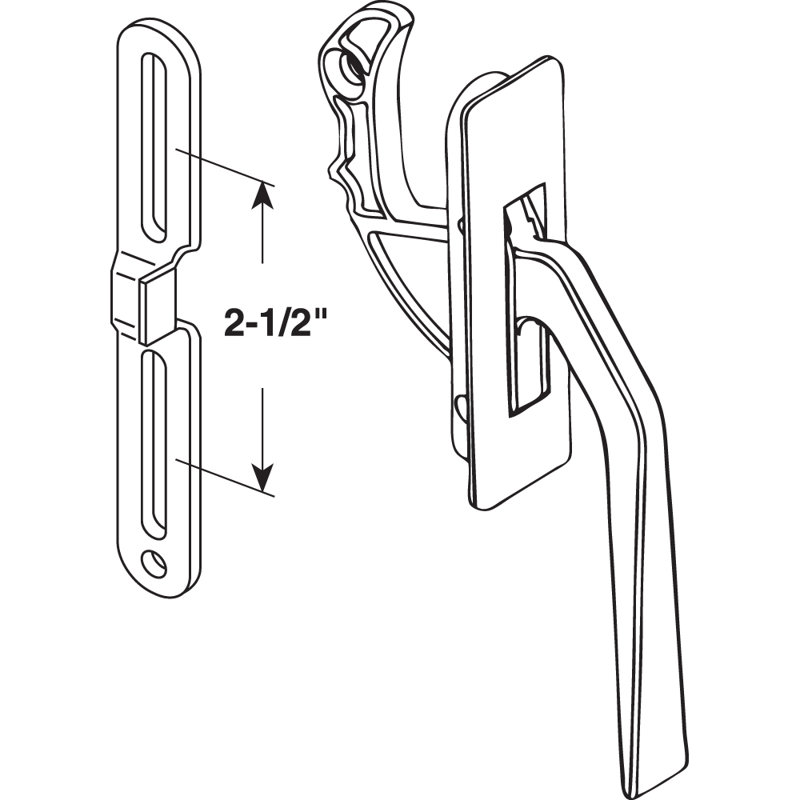 Prime-Line Keyless Sliding Window Lock Hardware