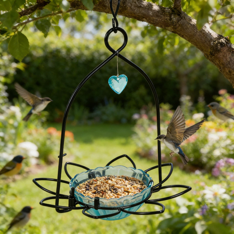 Mangeoire pour oiseaux avec bol amovible Oriole
