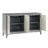 Stevensville Grey Four Door Credenza