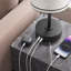 Ensemble de lampe de table moderne 16,7 po avec interrupteur à chaîne, ports de charge USB C + A et ampoules incluses-1357333431