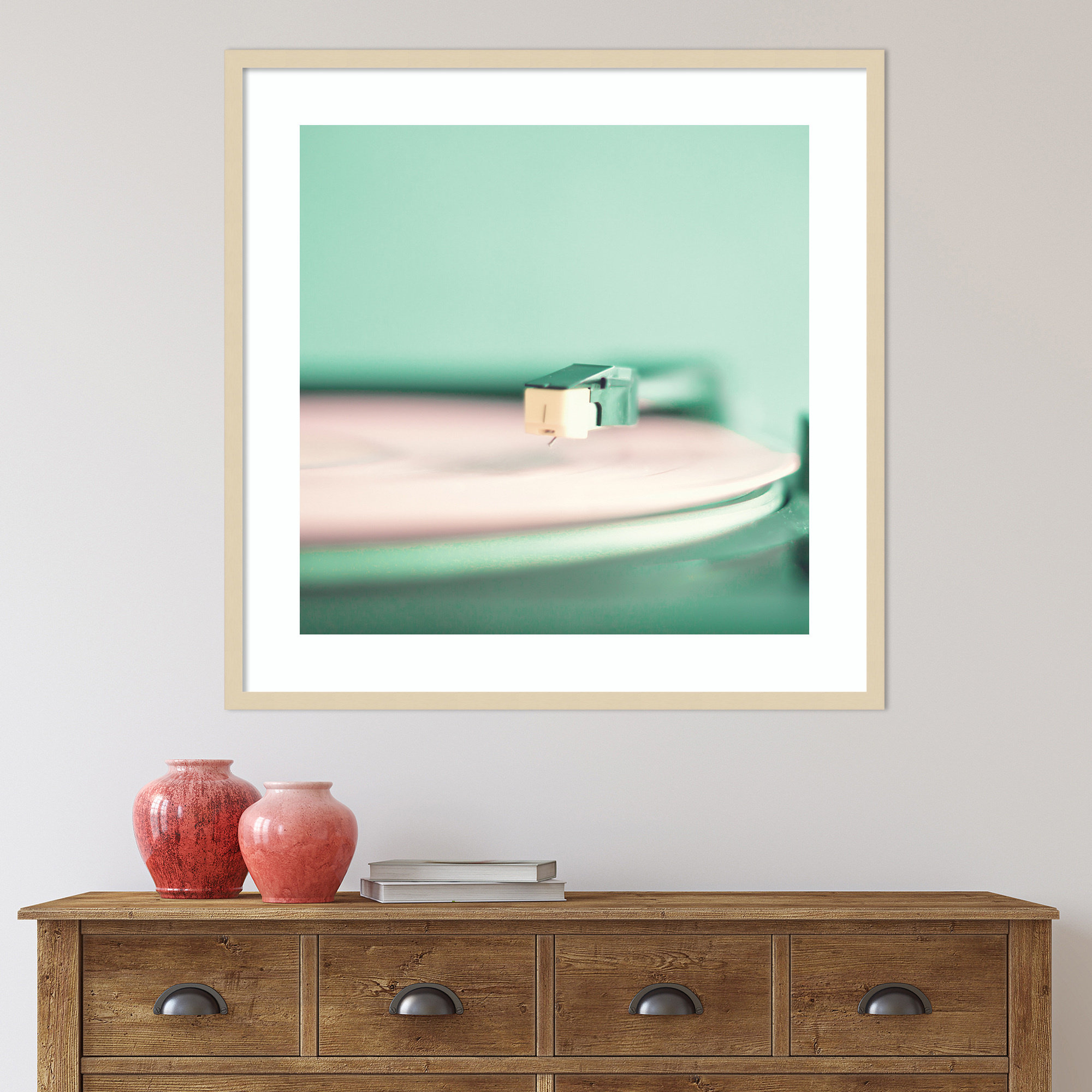 Analogue by Caroline Mint, 25.25" H x 25.25" W x 0.88" D, Brown