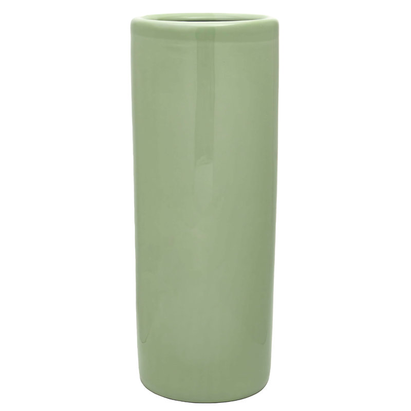 24" Bright Yellow Umbrella Stand, Green
