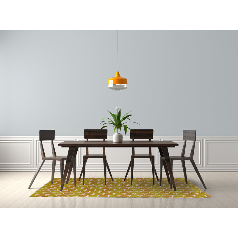 Chenille Geometric Indoor Rug, Rectangle 5' x 7'