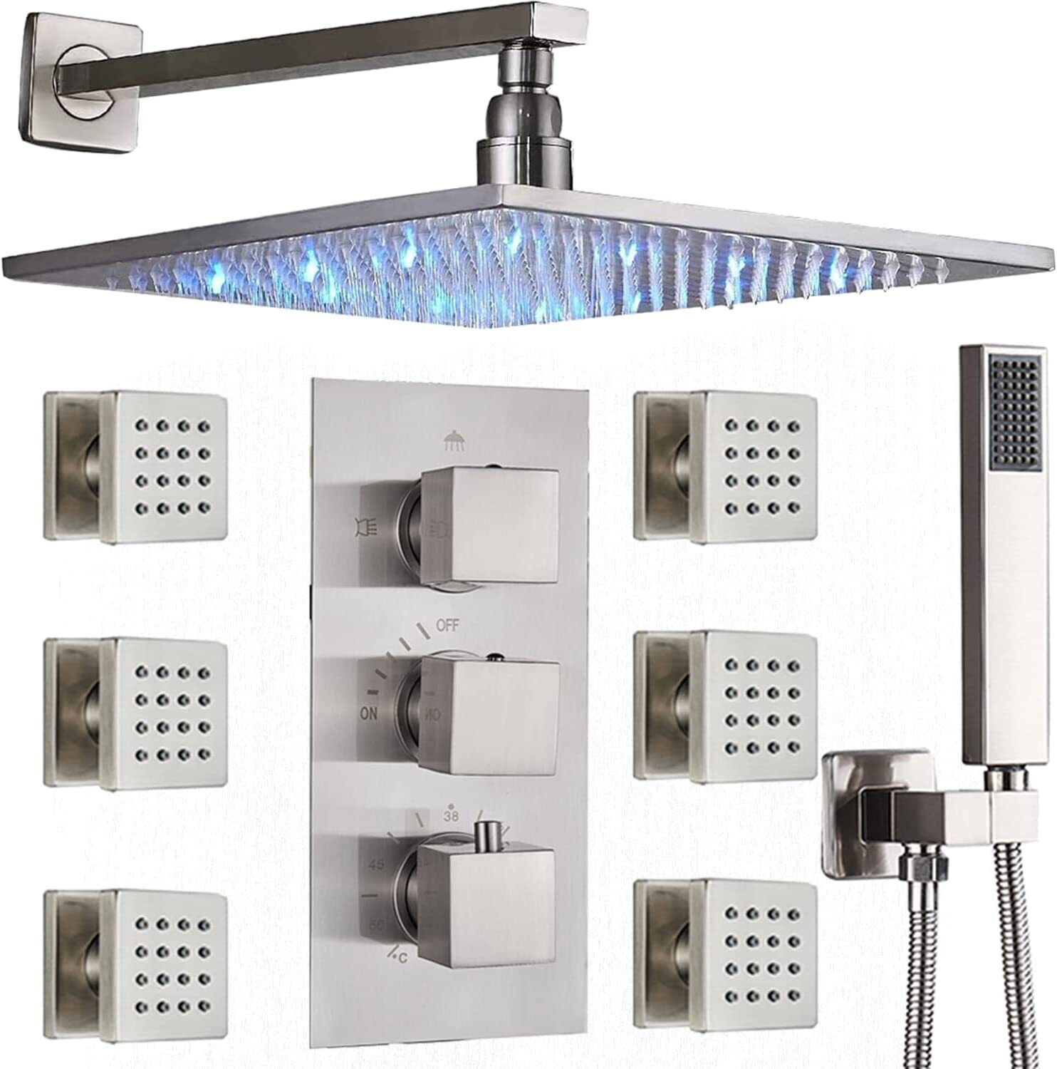 Nabiyy Standard Adjustable Shower Head 2.0 GPM GPM Wayfair