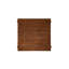 Table d'appoint avec placage en noyer - 2 tablettes à pieds carrés