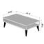 Table basse moderne Kalenna, 41,3 po x 13,6 po x 23,6 po | 100% panneau de particules enduit de mélamine, épaisseur: 0,7 pouce | Design élégant en marbre, parfait pour le salon et les espaces contemporains, meubles durables et élégants-386554399-386554398