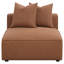 Fauteuil rembourré pour femme en terre cuite-314976086