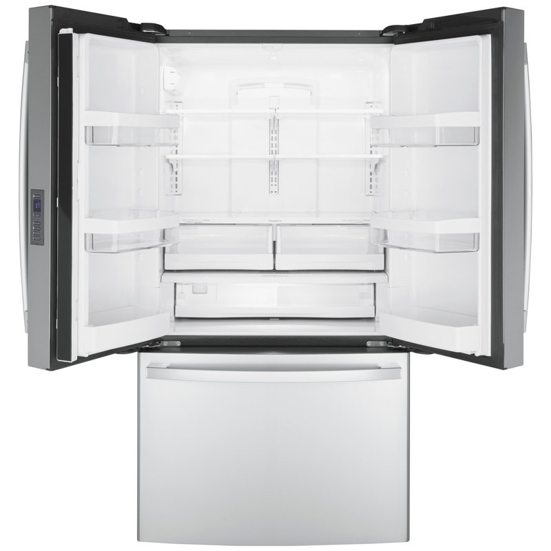 GE 36" Counter Depth French Door 23.1 cu. ft. Smart Energy Star Refrigerator with Fingerprint Resistant Finish