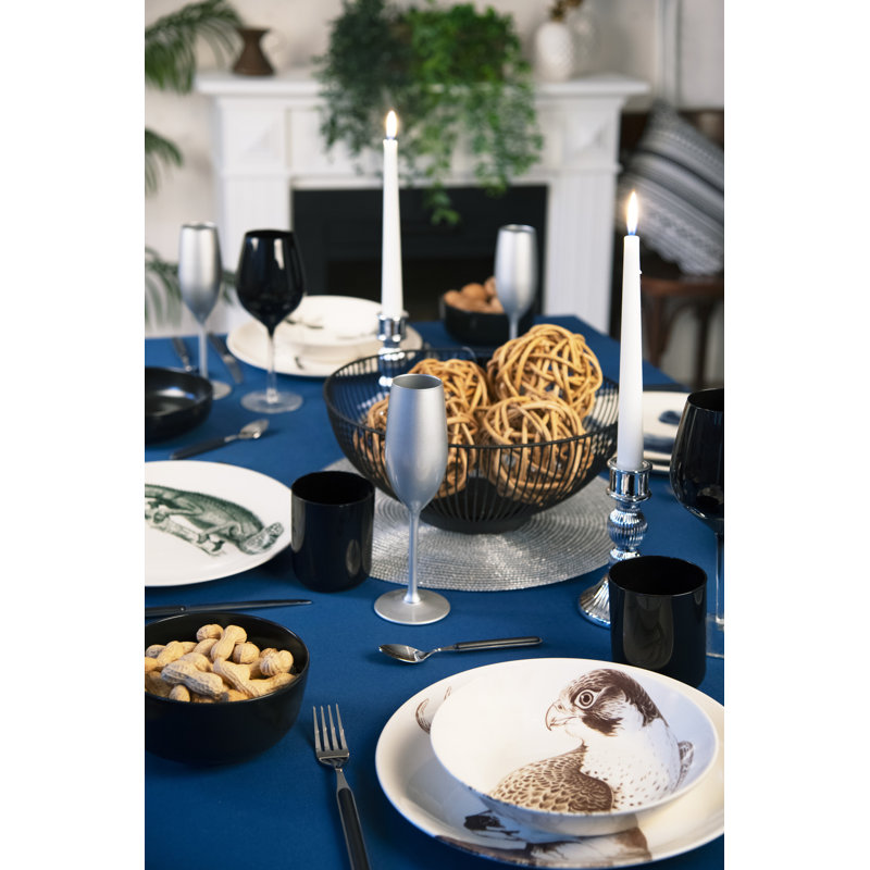 Faune & Flore Piece Ceramic Dinnerware Set - Service for 4