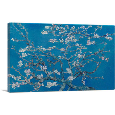 Branches avec fleur d'amandier - 1890 par Vincent Van Gogh - peinture sur toile tendue