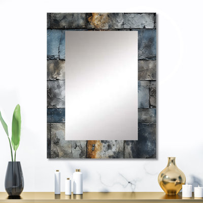 Hedya - Gray Modern Wall Mirror