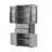 Elegant 2-Door Storage Cabinet with Adjustable Shelves and Anti-Tipping Devices-1193195338