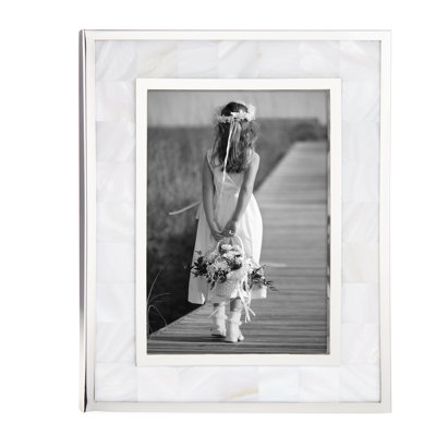 Plated Giftware Mother of Pearl Single Picture Frame